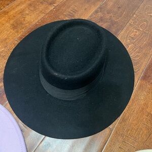 Fedora (Black) wide brim